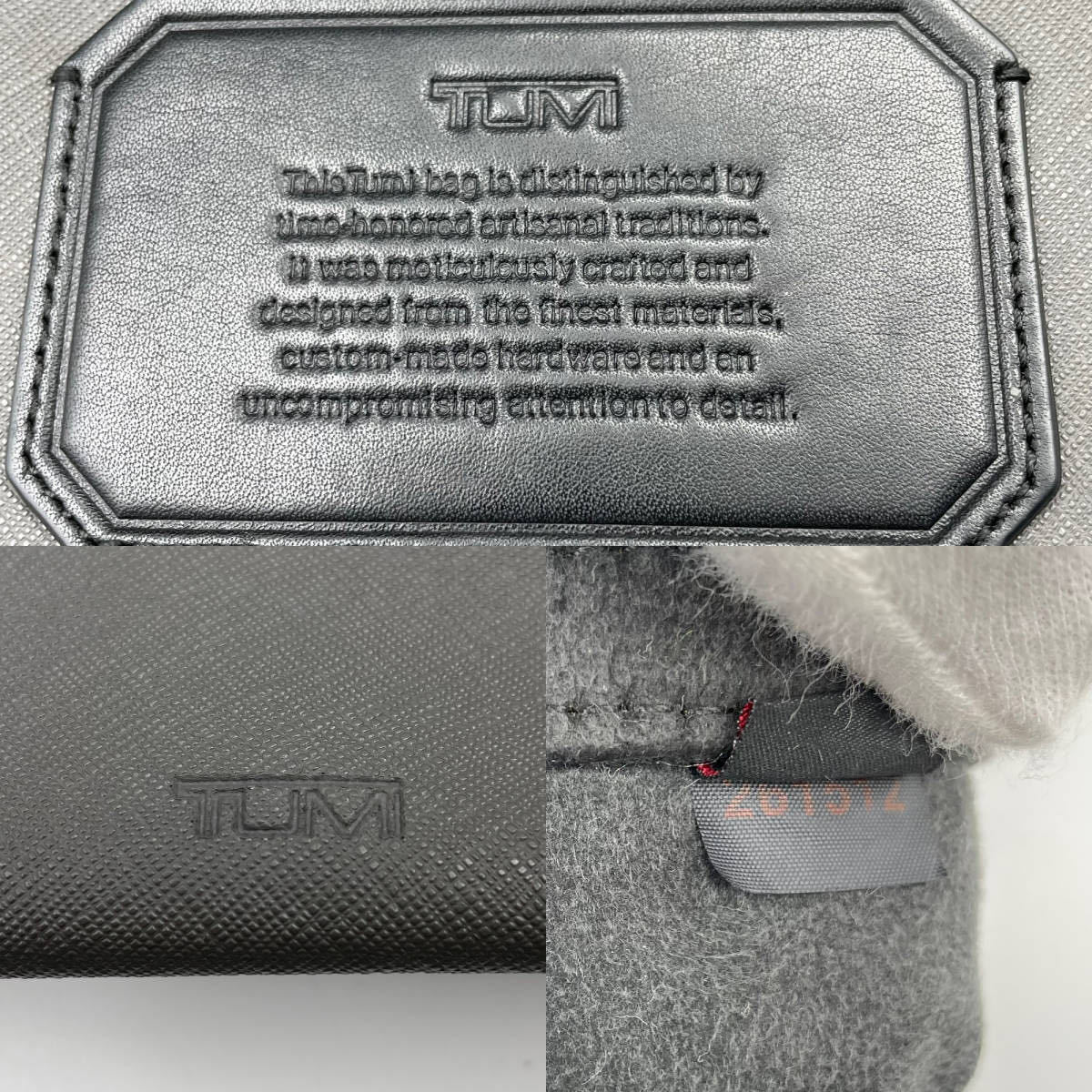 1円【極美品・入手困難品】TUMI トゥミ トートバッグ ハンド ビジネスバッグ A4◎ 肩掛け◎ 大容量 レザー グレー 灰色 メンズ_画像10