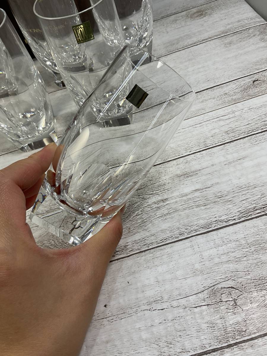 HOYA　ホヤ　クリスタル　Desrois タンブラー　グラス　水割り　グラス　６客　①_画像10