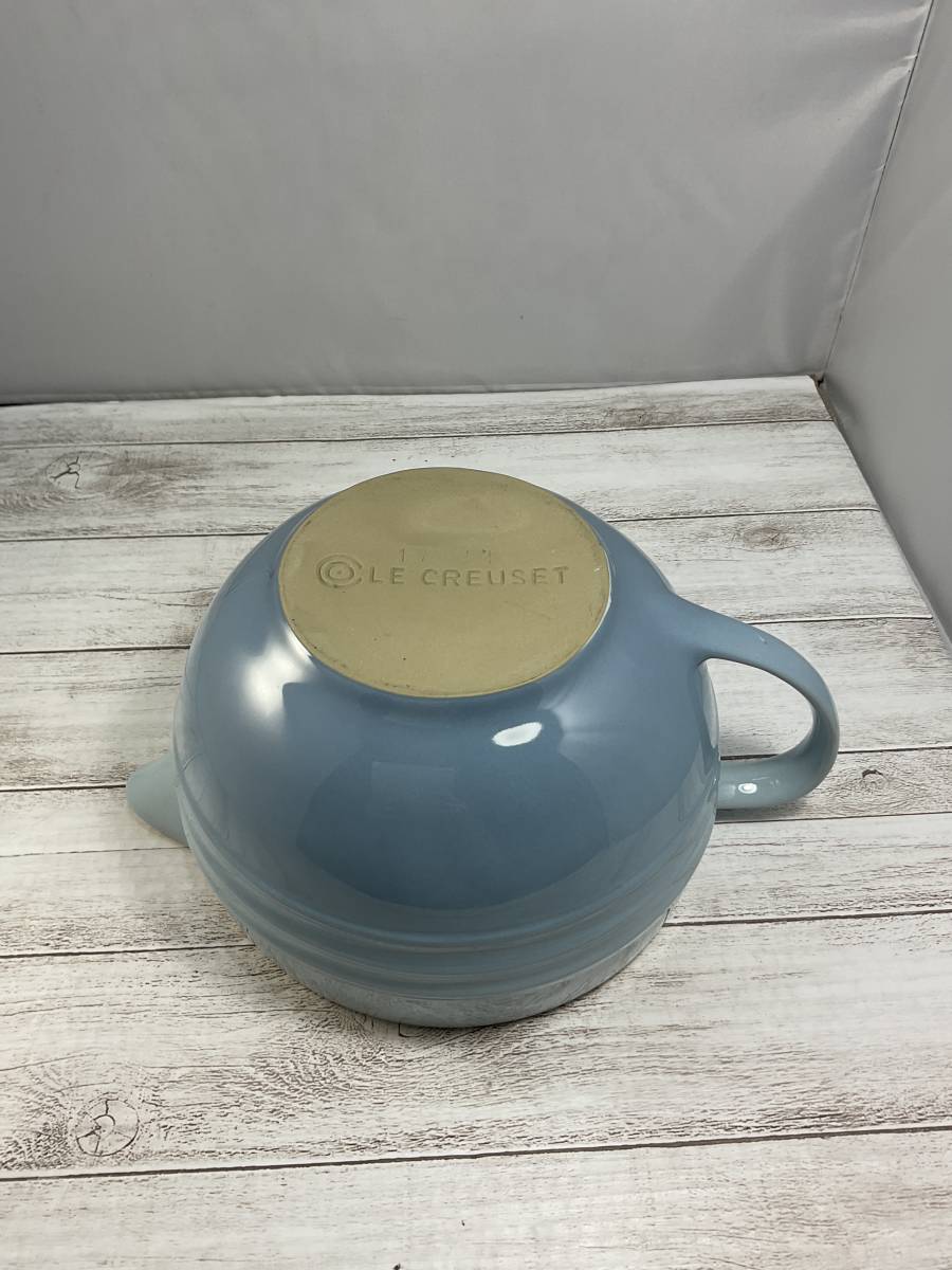 LECREUSET　ルクルーゼ　水色　ミキシングボール　1.8L_画像8