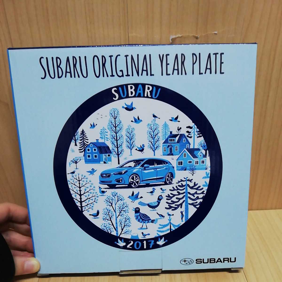 SUBARU オリジナル イヤープレート 2017　カウニステ　ノベルティ_画像1