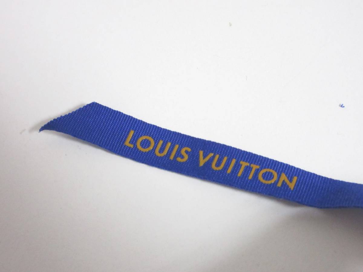 LOUIS VUITTON ルイヴィトン リボン 大量 青 yg5125の画像2