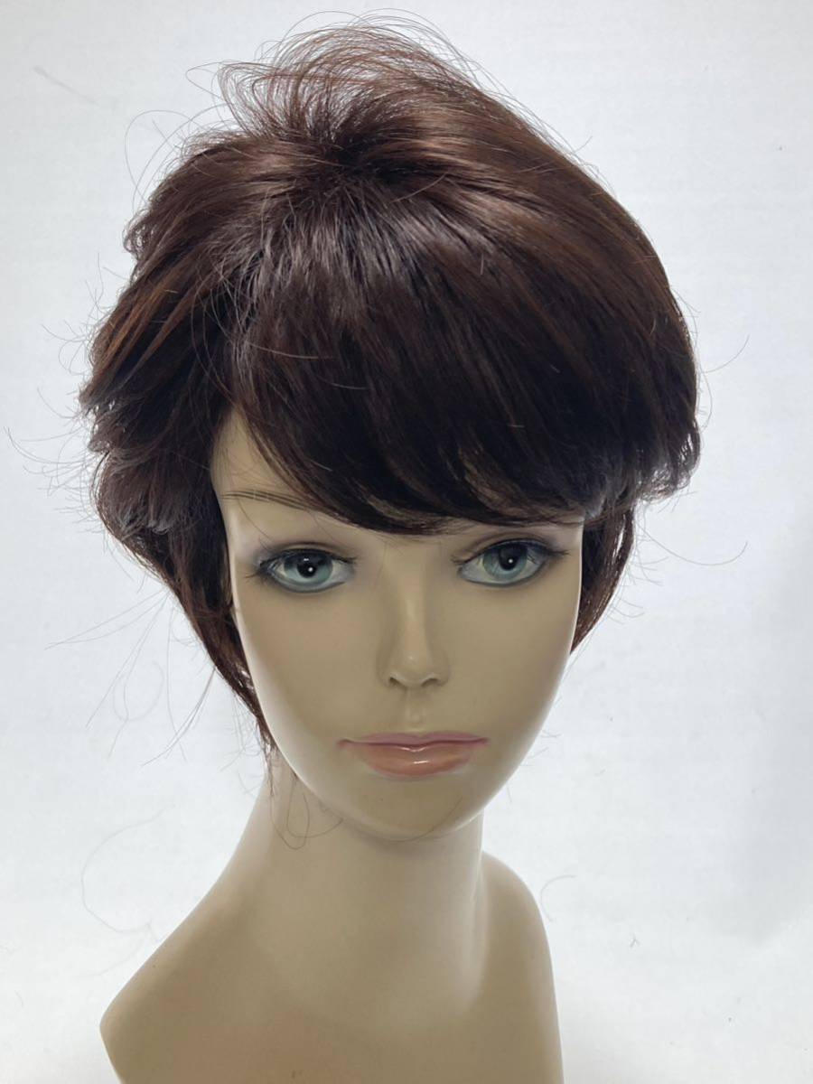 high quality new goods! unused for summer wig wig nature chestnut Brown tea color medical care for also *... man and woman use heat-resisting Mrs. full wig free shipping 