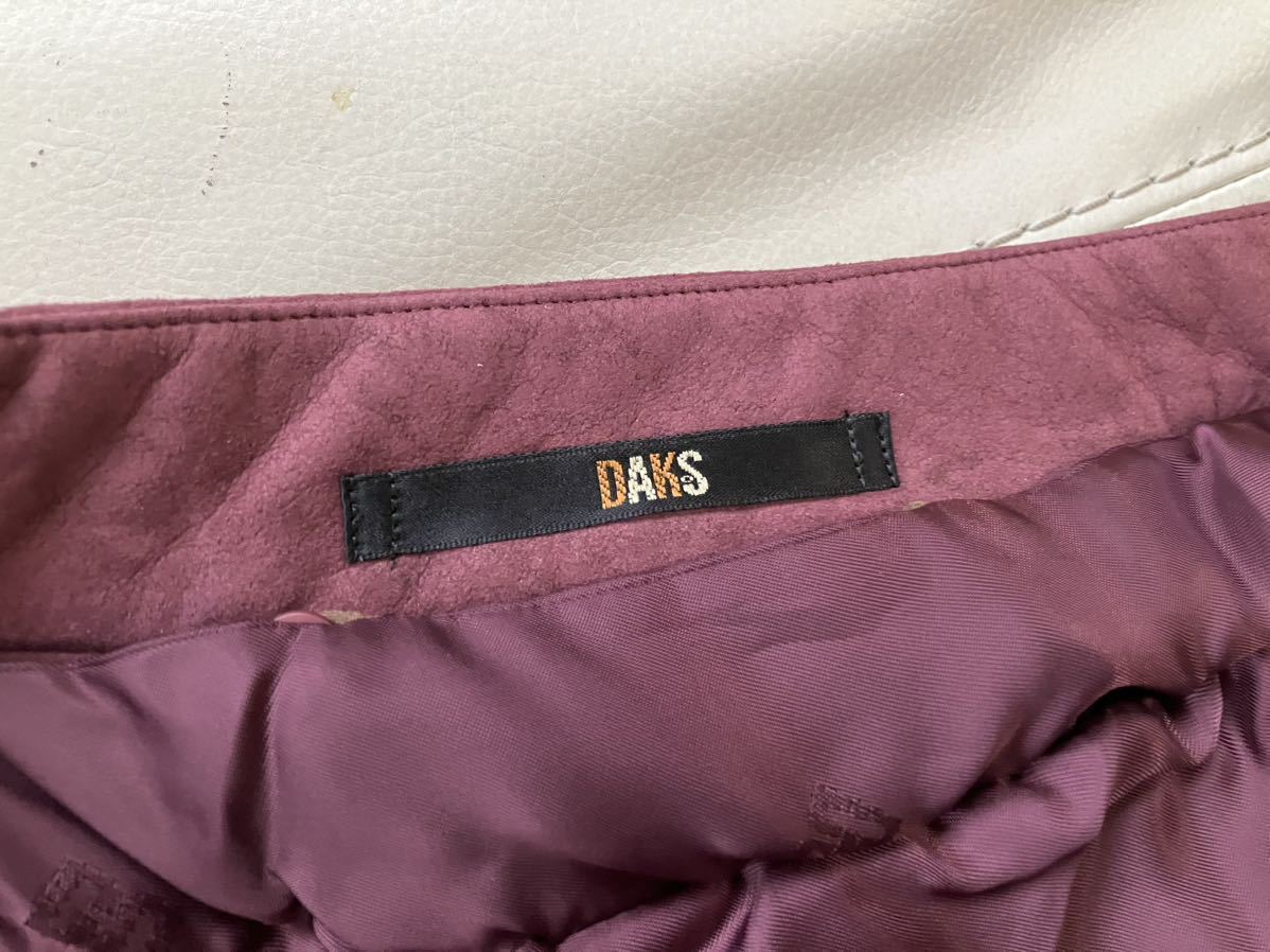 メ3918 新品　DAKS ダックスファー付きベスト9AR_画像4