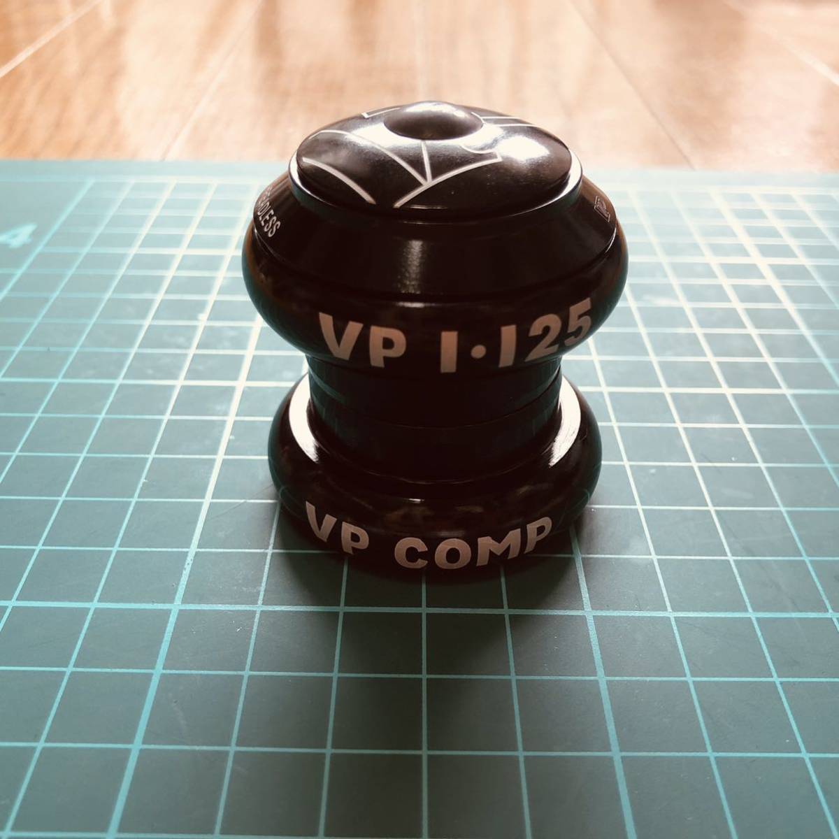 VP COMP 黒ベアリングヘッドセットヘッドパーツ 34mmコラム28.6mmオーバーサイズ_画像1