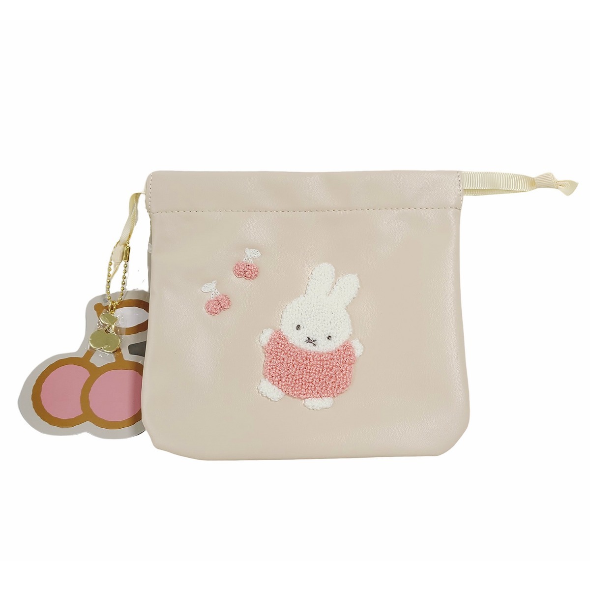 MF pouch pouch Miffy . beautiful . Dick bruna cherry SaGa la embroidery case pouch pouch 