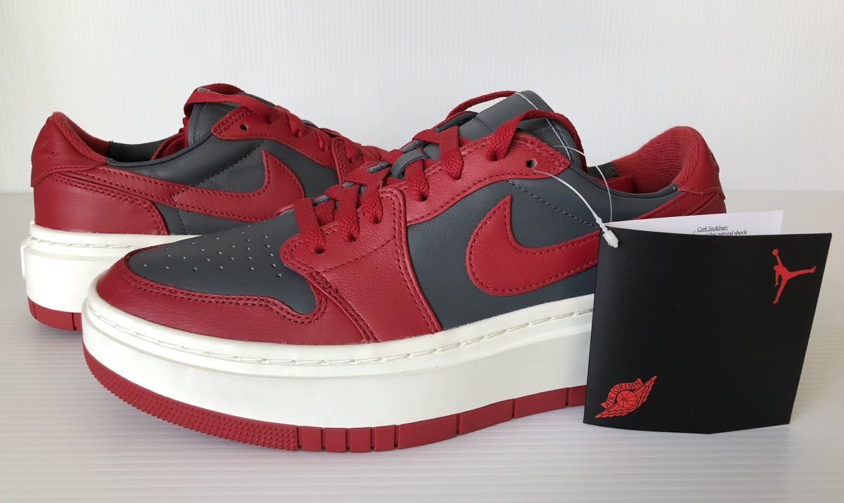 新品 送料込 NIKE WMNS AIR JORDAN 1 ELEVATE LOW 'UNLV' 28cm/US11 赤灰 ナイキ ウィメンズ(レディース) エア ジョーダン エレベート ロー_画像4