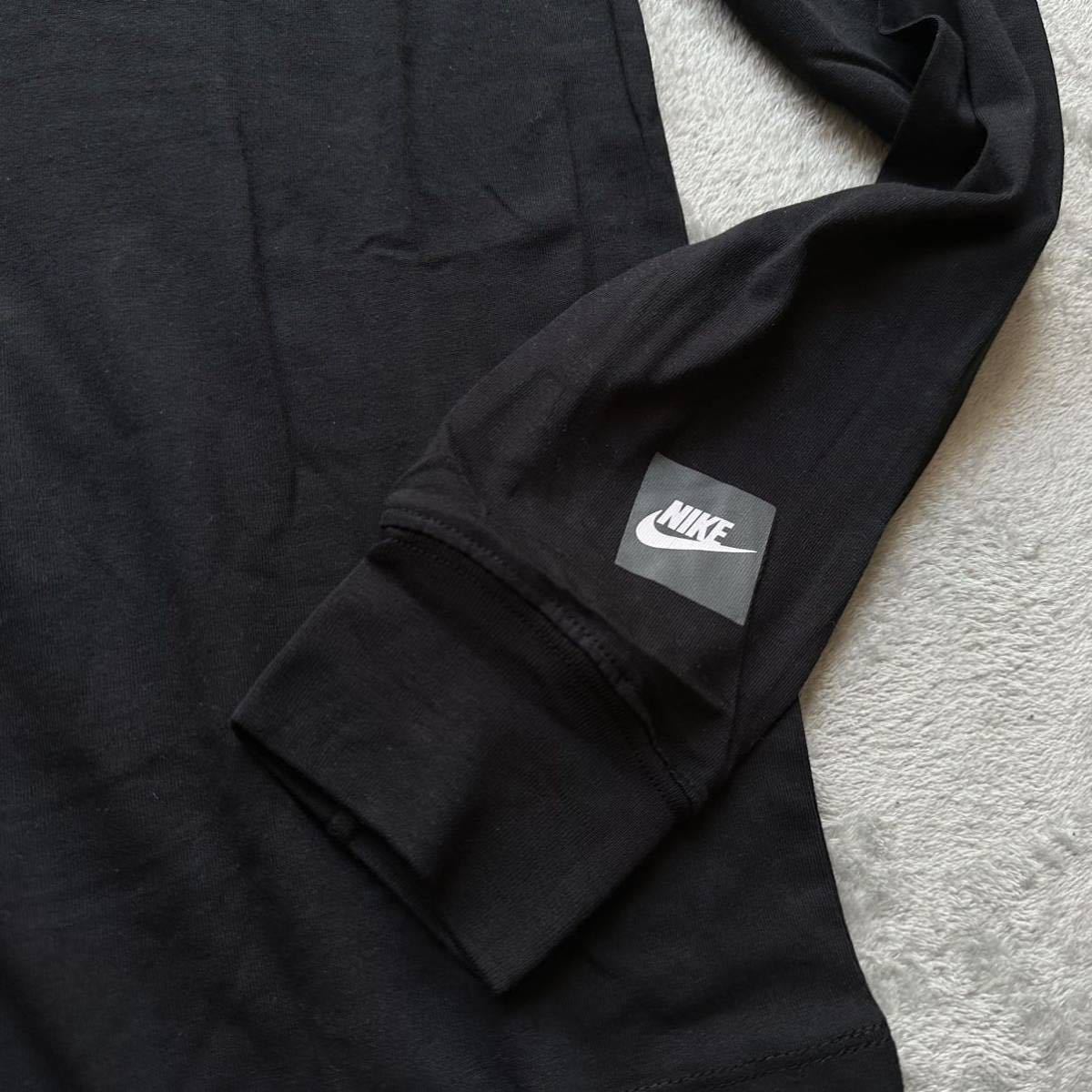 格安送料 Lサイズ 新品 NIKE ナイキ 長袖シャツ ロンT スポーツウェア Tシャツ 黒 ブラック JDI 薄手 ロング メンズ DX2016-010_画像4