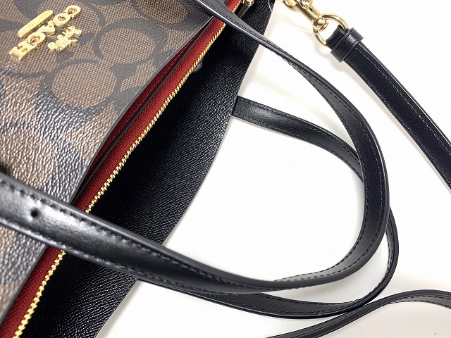  new goods * free shipping * Coach COACH luxury signature mo Lee tote bag 2Way shoulder bag handbag 