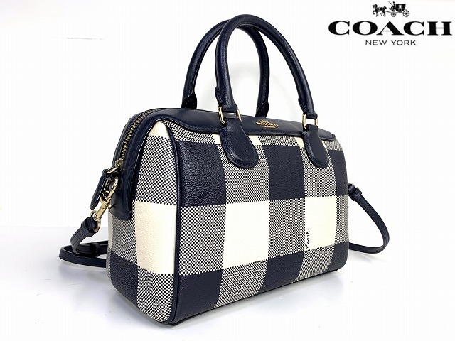 極美品★送料無料★ コーチ COACH ベネット サッチェル 2Way ショルダーバッグ ハンドバッグ ミニボストン 66930