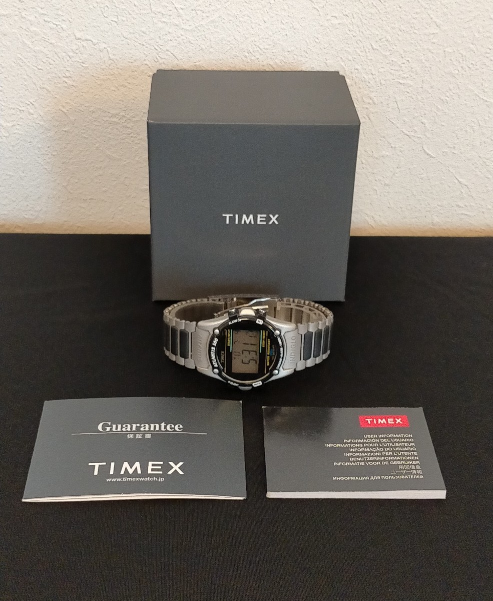 鉄板タフネスモデル!!【アメリカンデジタルの王道!!新品】TIMEX タイメックス ダイバーズウォッチ メンズ 防水性能100m シルバー/ブラック_画像8