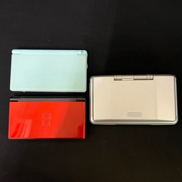 BLg164R 80 Nintendo DS DS Lite 本体 7点 まとめ USG-001 NTR-001 ピンク 黒 シルバー 等 クリーナーセット付 ポケモン プラチナ ポーチ_画像6