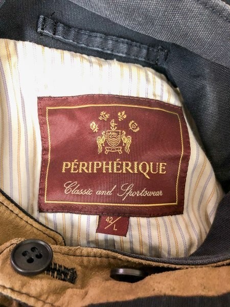 PERIPHRIQUE ペリフェリック ジップ&ボタン ジャケットコート アウター カジュアル 合わせやすい 羽織り キレイめ キレカジの画像3