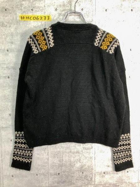 TOPSHOP top shop pattern weave knitted sweater pull over casual folklore clean . torn kaji tops put on turning 