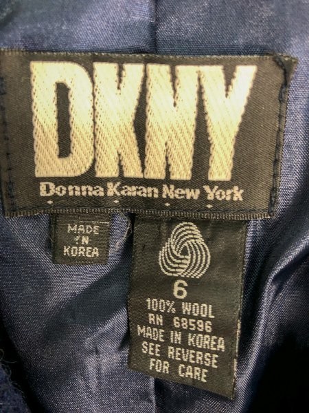 DKNY ダナキャラン テーラードカラー ロングコート キレイめ キレカジ シック エレガント 上品 セミフォーマル 着回し 合わせやすい_画像2