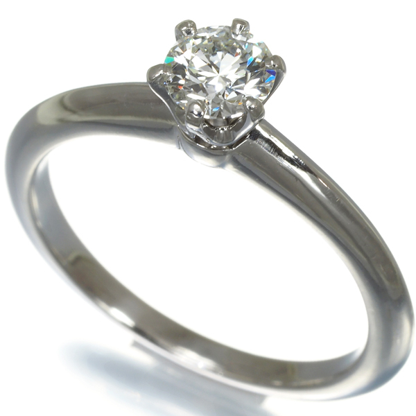  Tiffany diamond 0.41ct sleigh tia ring 11 number Pt950 BLJ limit price cut goods 