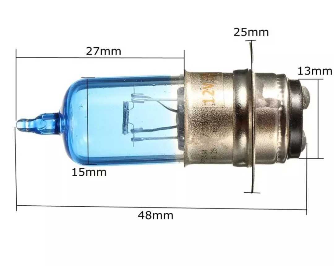 PH７ 12V 35W ヘッドライトバルブ P15D25-1 ハロゲン dio jog ズーマー カブ ホワイト 純正 社外交換品 モンキー cd50_画像4