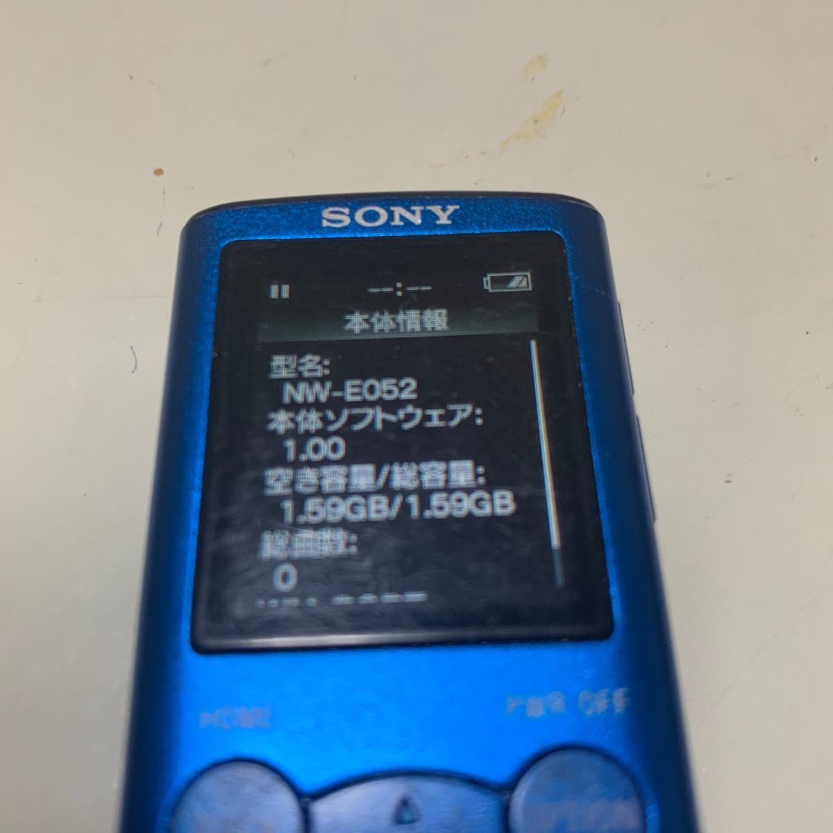 ソニー ウォークマン　NW- E052 初期化済み 2 GB_画像5
