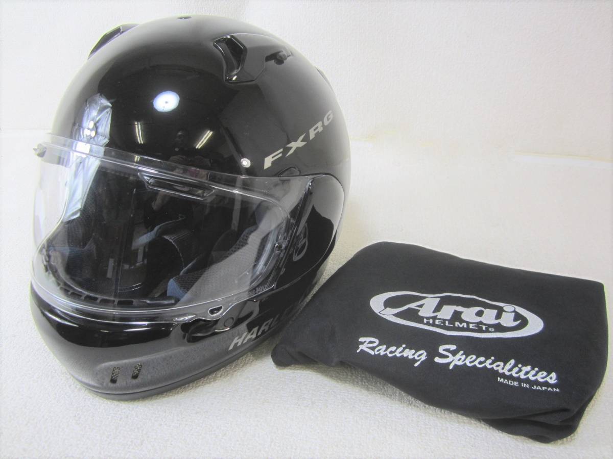 美品】Arai×HD アライ ハーレーダビッドソン XD FXRG ブラック 美品】Arai×HD アライ ハーレーダビッドソン XD FXRG ブラック