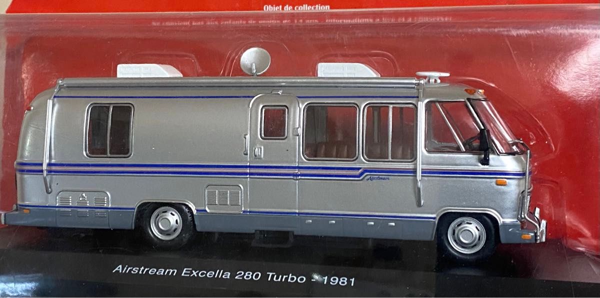 【Camping Carコレクション】 Airstream Excella Turbo - 1981 キャンピングカー 1/43
