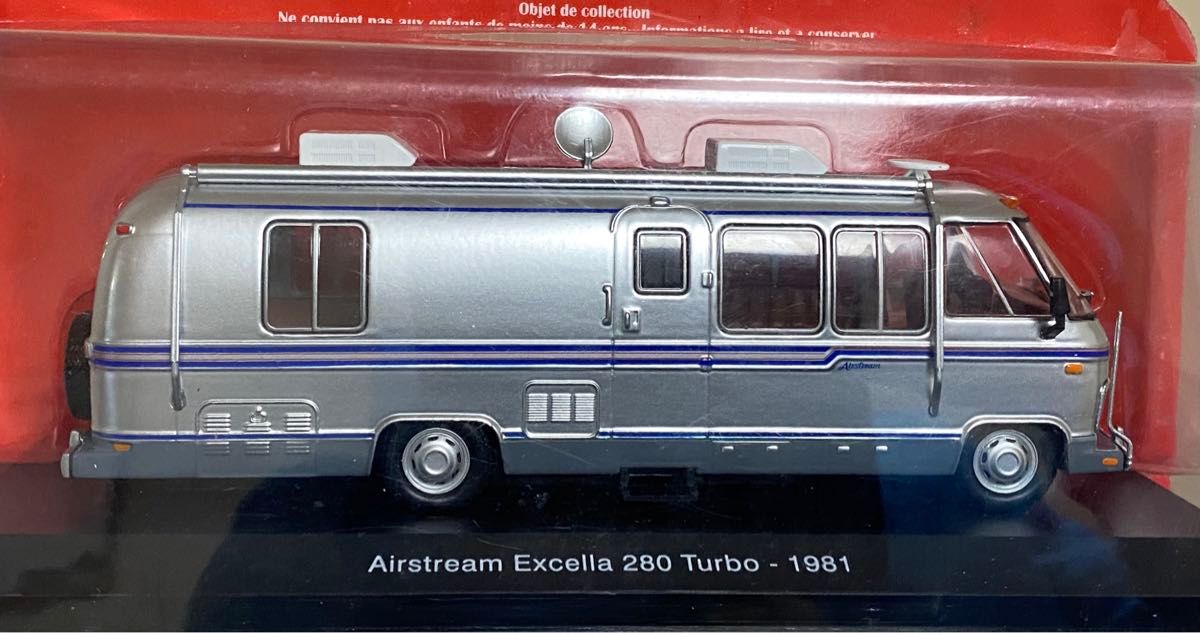 【Camping Carコレクション】 Airstream Excella Turbo - 1981 キャンピングカー 1/43