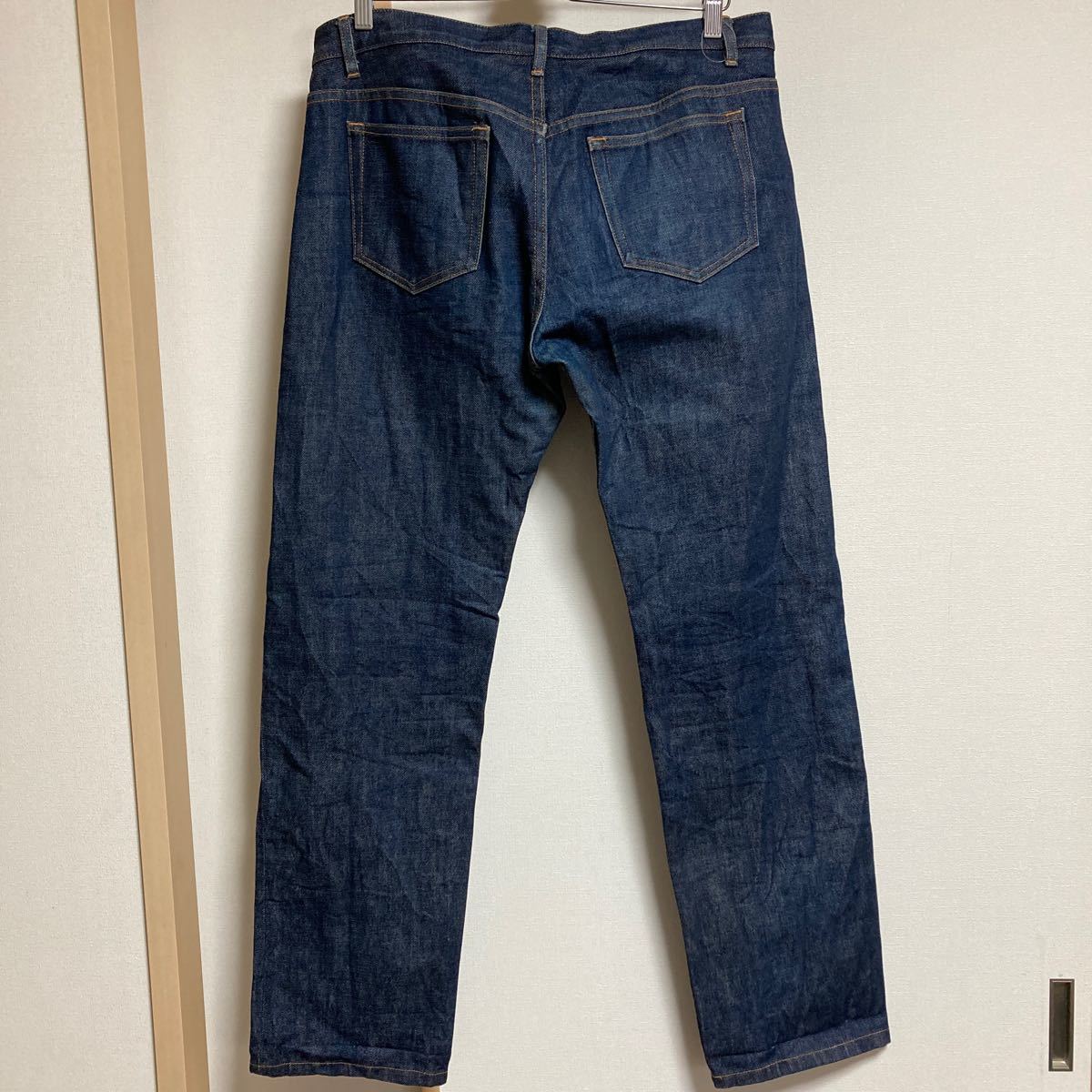 A.P.C. NEW STANDARD アーペーセー ニュースタンダード ボタンフライデニム ストレートジーンズ ユニセックス サイズ34_画像2