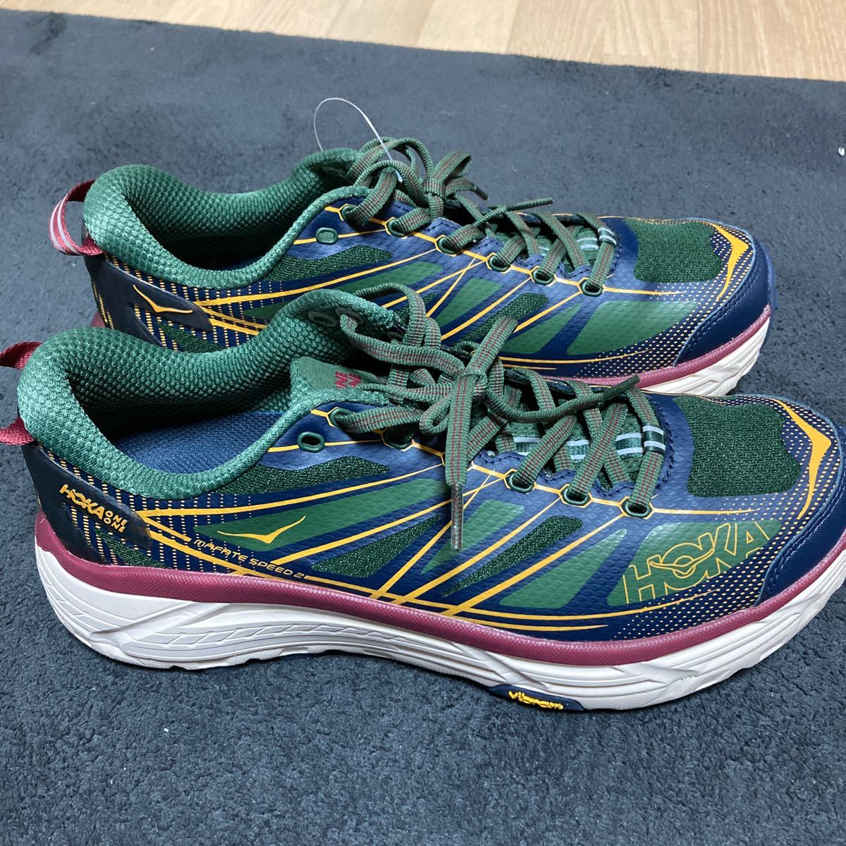 【極美品】HOKA ONE ONE ホカオネオネ マファテスピード 2 MAFATE SPEED 2 マウンテン ビュー 27.0cm スニーカー_画像4