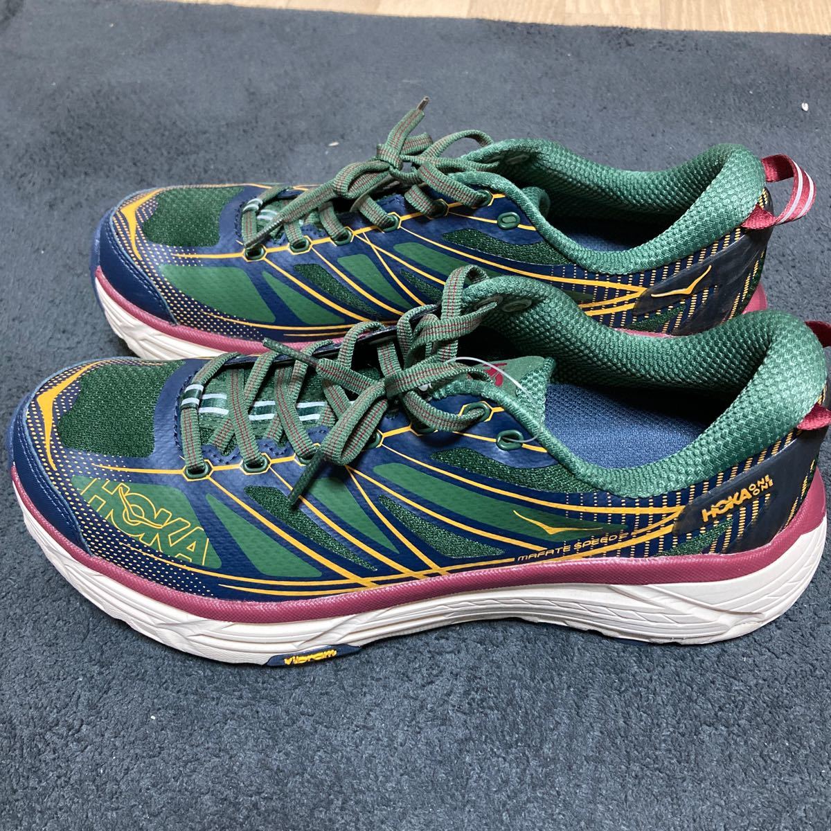 【極美品】HOKA ONE ONE ホカオネオネ マファテスピード 2 MAFATE SPEED 2 マウンテン ビュー 27.0cm スニーカー_画像2