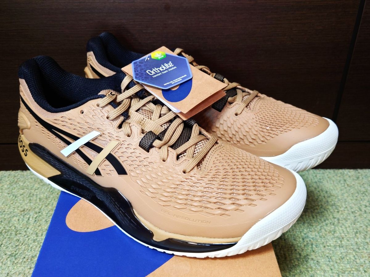 新品 ASICS × BOSS GEL-RESOLUTION 9 27 5cm Camel/Black 新品 ASICS × BOSS GEL-RESOLUTION 9 27 5cm Camel/Black