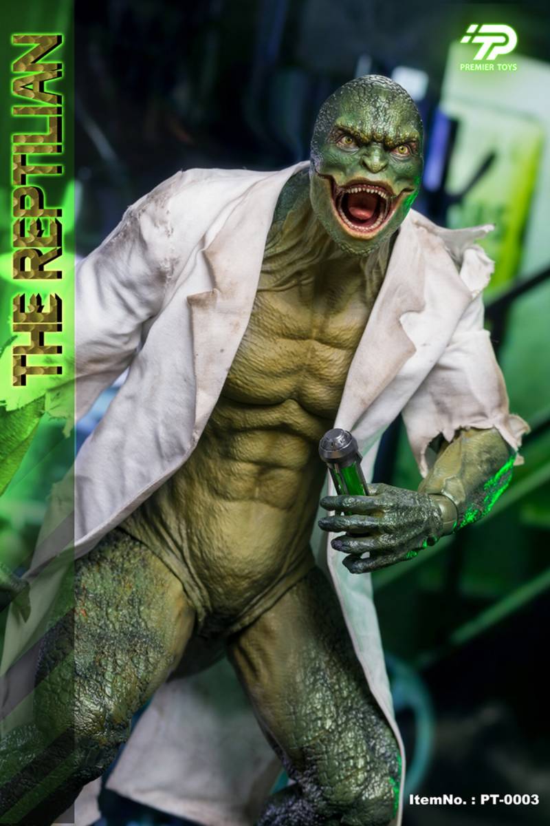 PREMIER TOYS 1/6 The *repti Lien Человек-паук PT0003A нераспечатанный новый товар premium игрушки Spiderman The Reptilian Lizard 