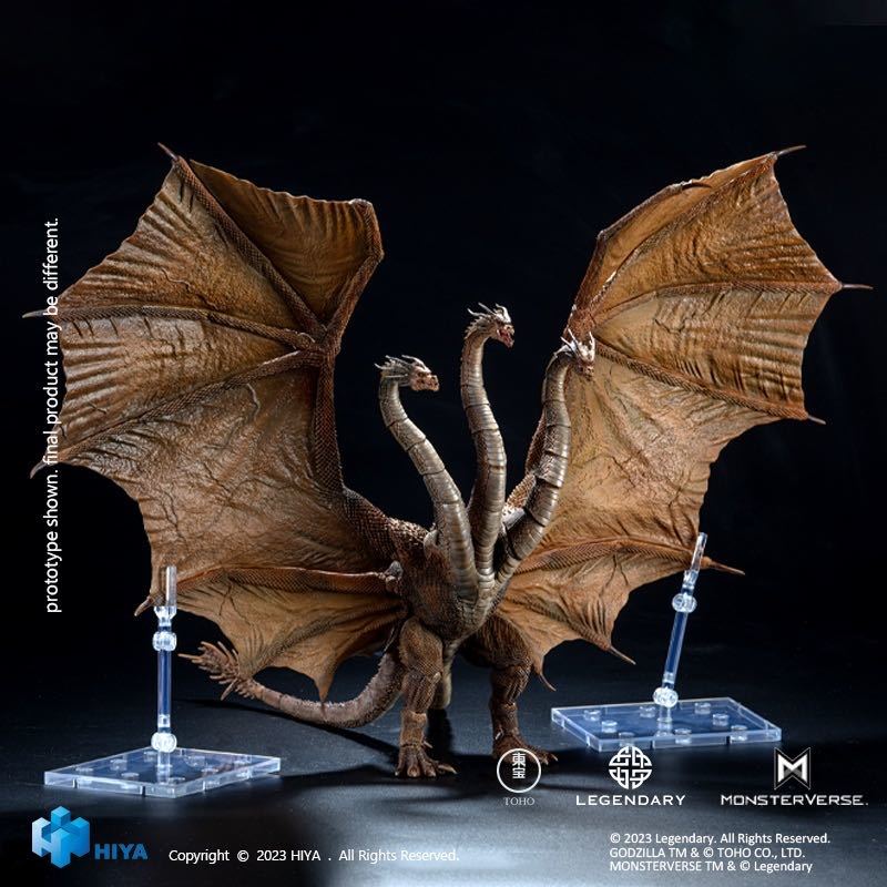 HIYA ゴジラ キング・オブ・モンスターズ ギドラ キングギドラ 未開封新品 EBG0072 35cm 超可動フィギュア 検) キングコング モスラ_画像7