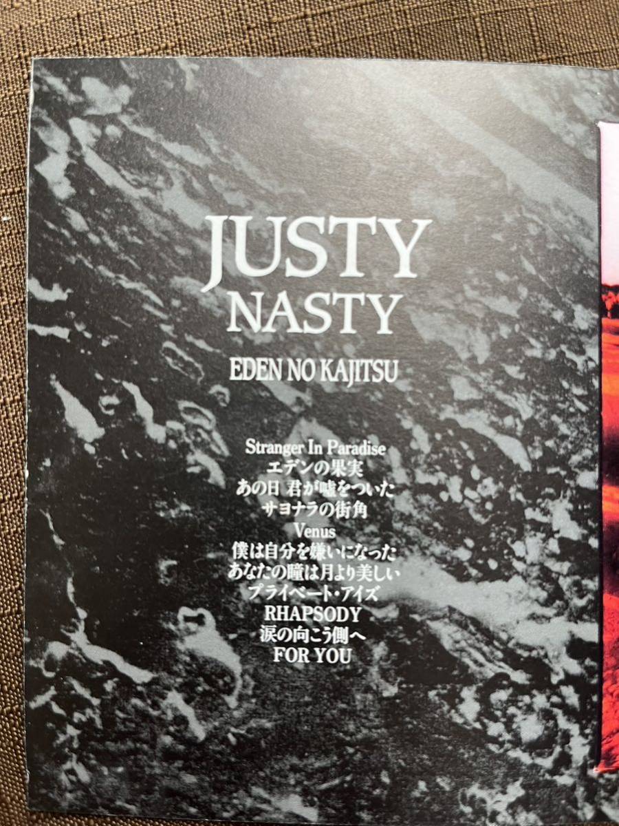 JUSTY-NASTY / CD アルバム / エデンの果実 / FOR YOU等全11曲 送料180円〜 ジャスティナスティ_画像3