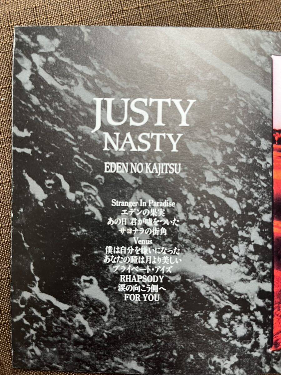 JUSTY-NASTY / CD アルバム / エデンの果実 / FOR YOU等全11曲 送料180円〜 ジャスティナスティの画像3