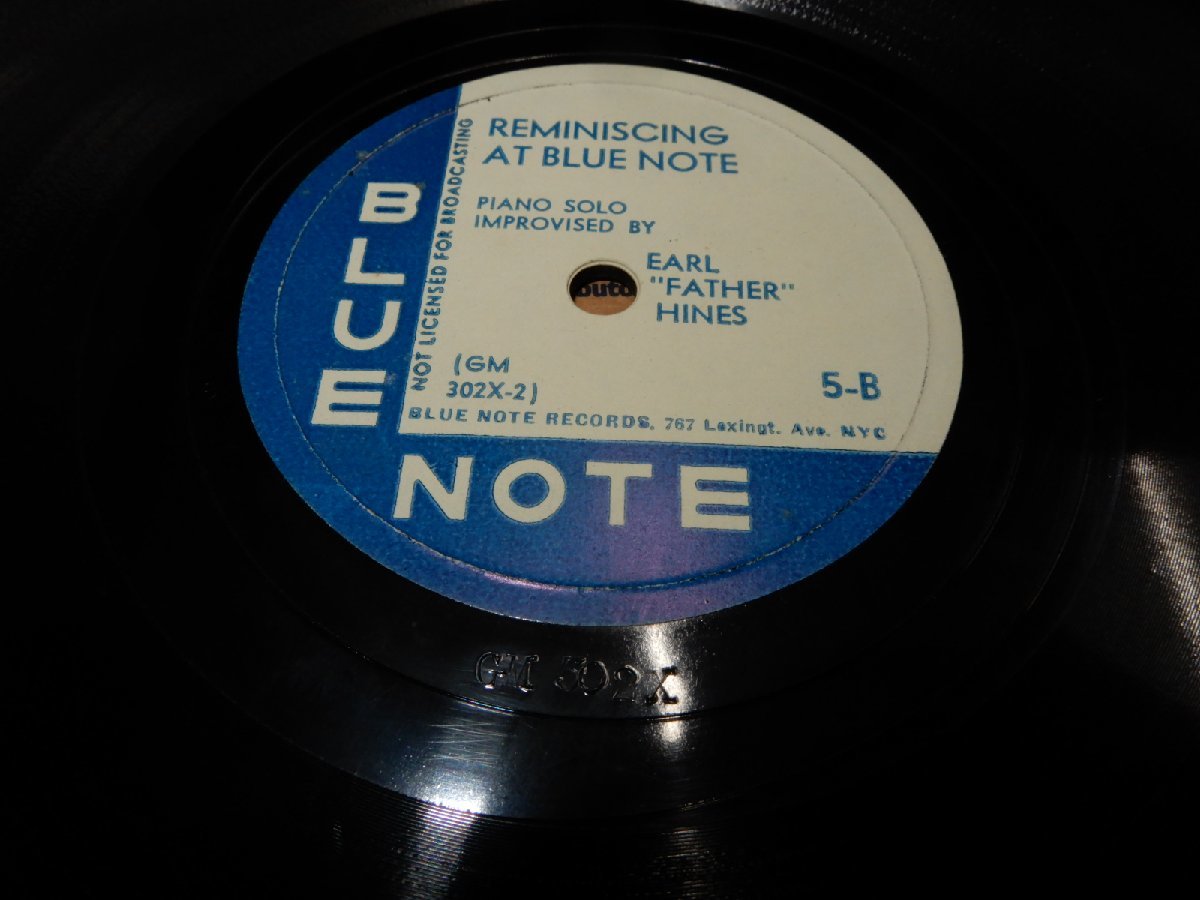 SP 78☆BLUE NOTE☆5-A:THE FATHER'S GETAWAY☆5-B:REMINISCING AT BLUE NOTE☆MEADELUXLEWIS☆767 Lexingt.Ave.NYC☆12インチ☆管理178_画像3