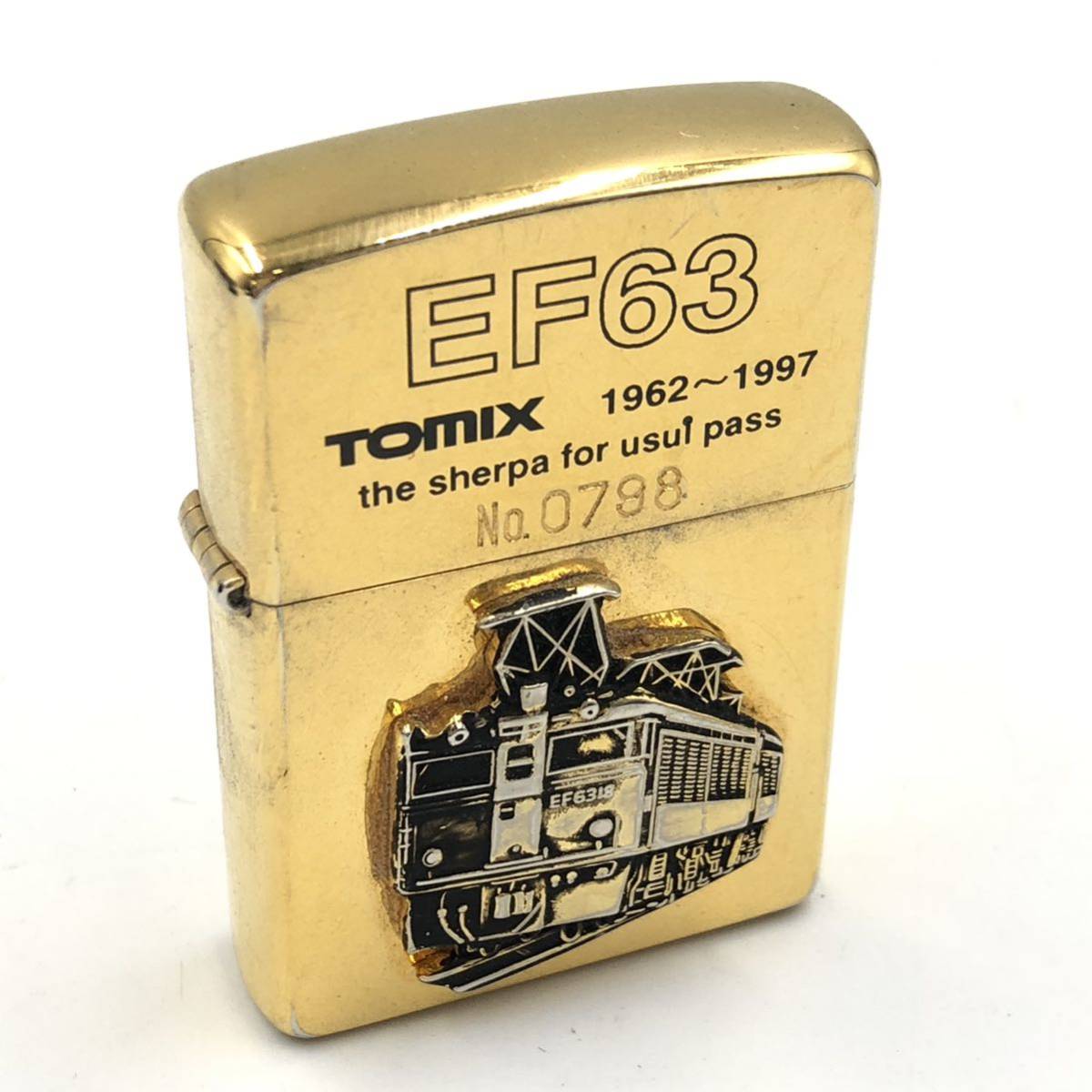 12.6KI-E938★訳アリ! ZIPPO EF63 TOMIX★トミックス 特別限定品 LIMITEDジッポ ジッポー オイルライター lighter 喫煙具 DE0/DG0_画像2