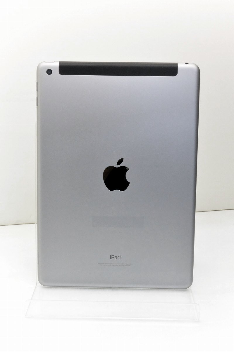 白ロム SIMフリー au SIMロック解除済 Apple iPad6 Wi-Fi+Cellular 32GB iPadOS16.5 スペースグレイ MR6N2J/A 初期化済 【m019133】_画像2