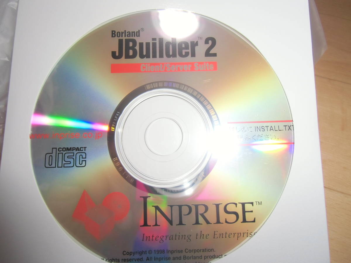 CD unopened Borland JBuilder 3 Enterprise edition red temik pack 
