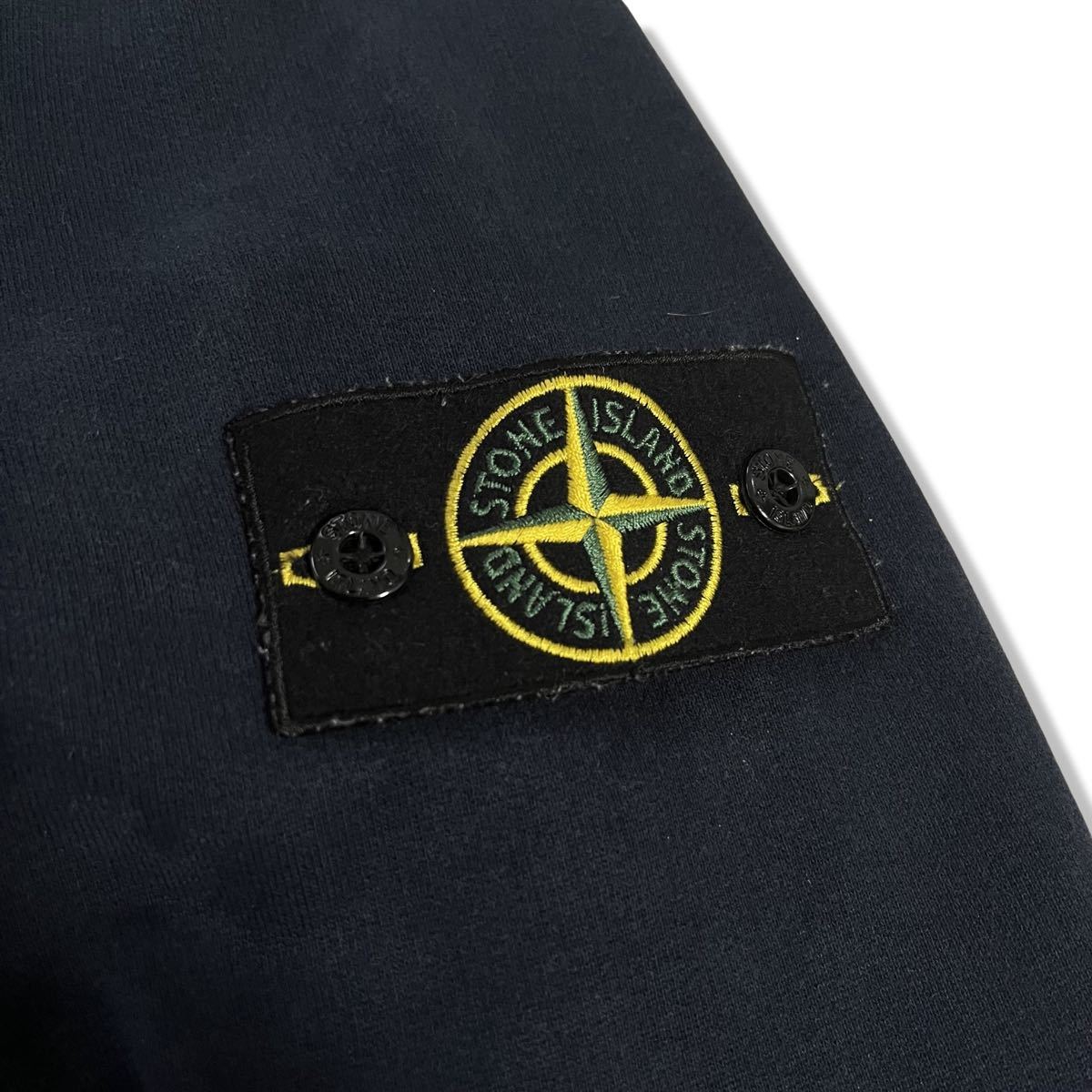 【2017AW】STONE ISLAND(ストーンアイランド) クルーネックスウェット ネイビー/紺 M プルオーバー トレーナー コンパスロゴ トルコ製_画像6