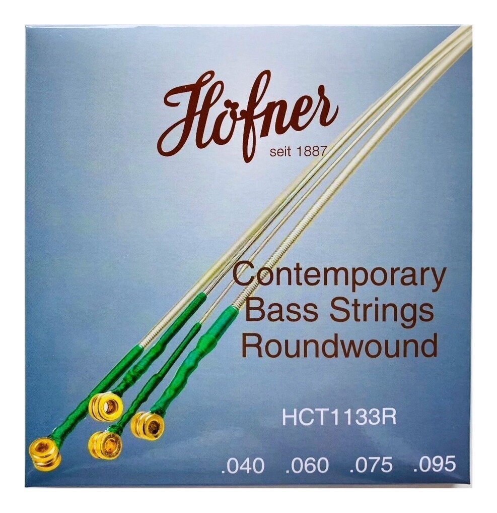 即決◆新品◆送料無料Hofner HCT1133R ×1 [40-95] ヘフナー バイオリンベース用 ラウンドワウンド弦 セット/メール便_画像1