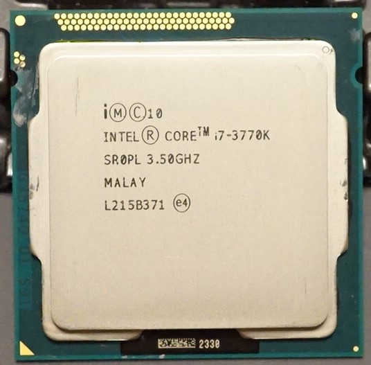 【動作確認済】Intel Core i7 3770K LGA1155 本体のみ _画像1