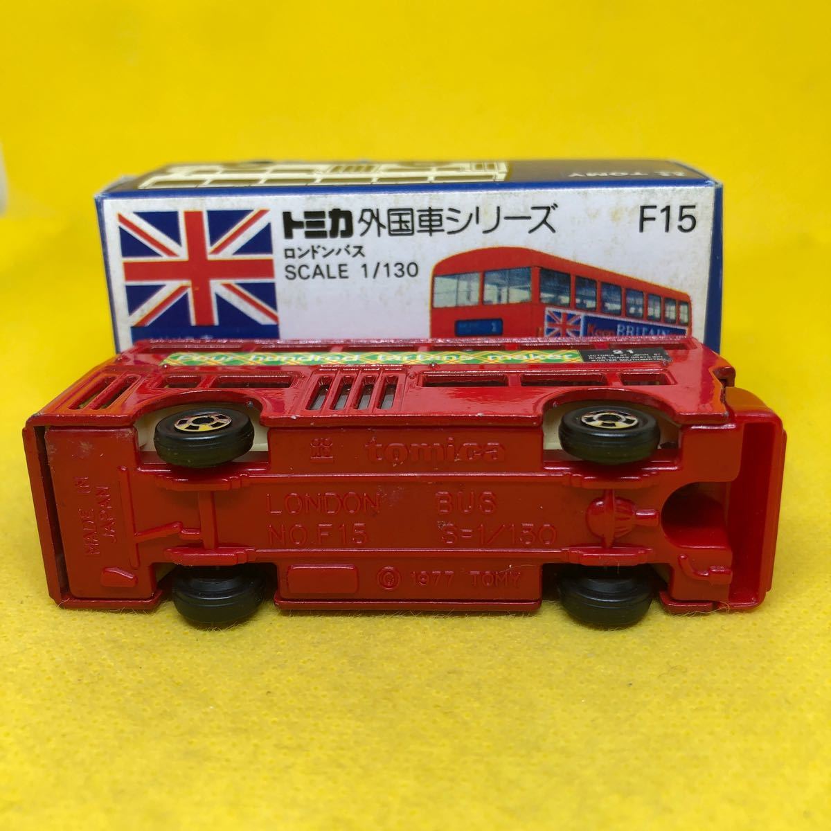 トミカ　日本製　青箱　F15 ロンドンバス　当時物　絶版_画像5