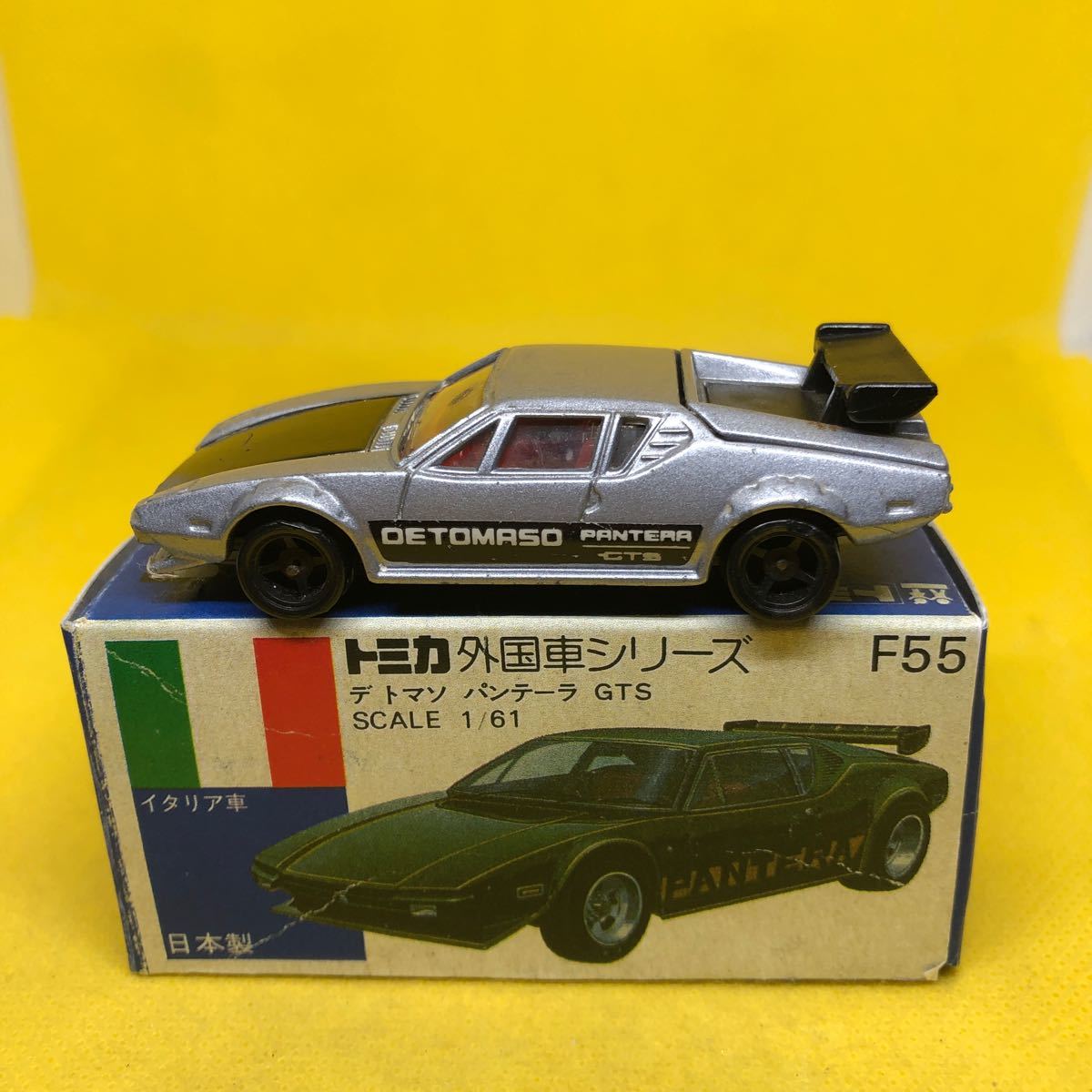 トミカ　日本製　青箱　F55 デトマソ　パンテーラ　GTS 当時物　絶版　①_画像1