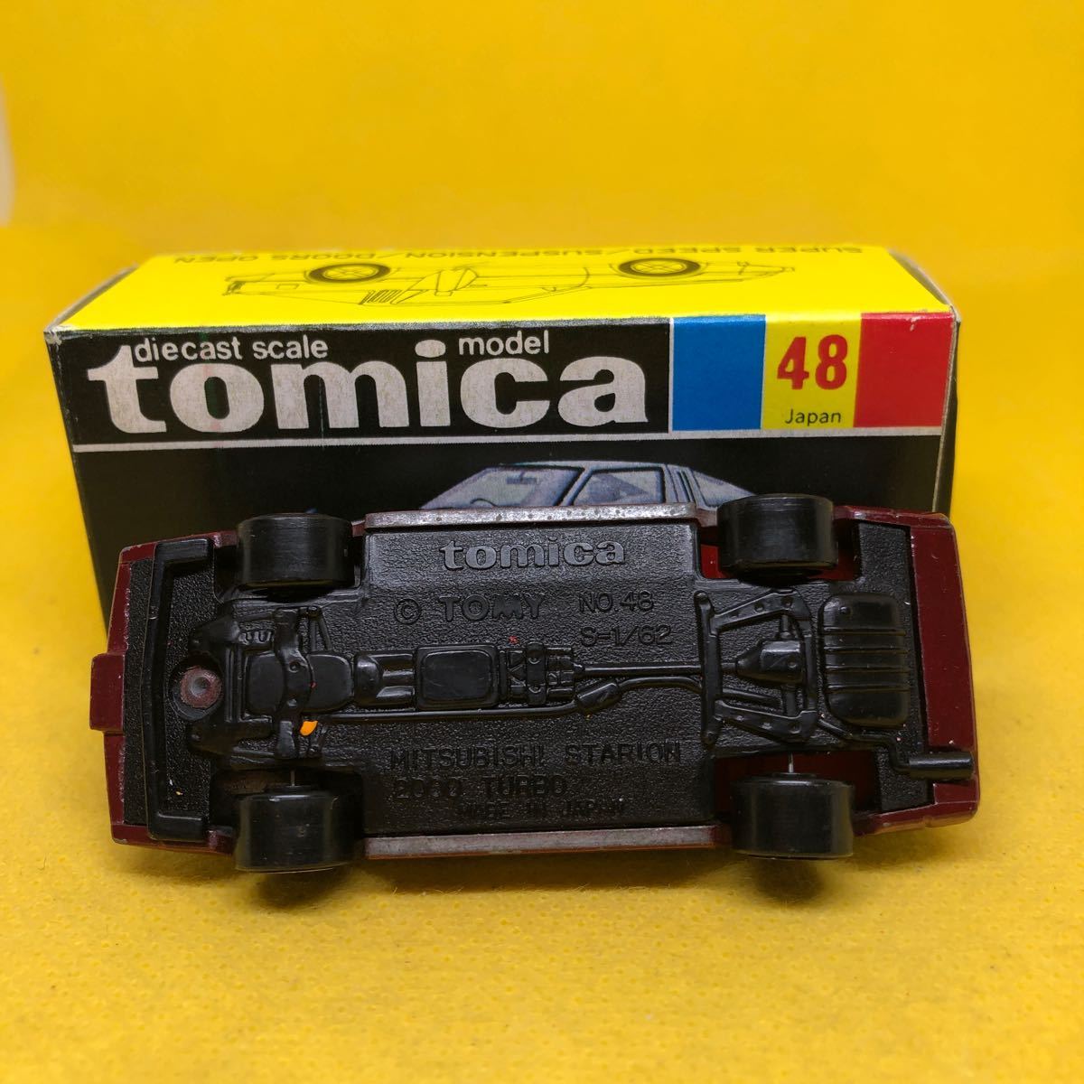 トミカ　日本製　黒箱　48 三菱　スタリオン　2000ターボ　当時物　絶版_画像5