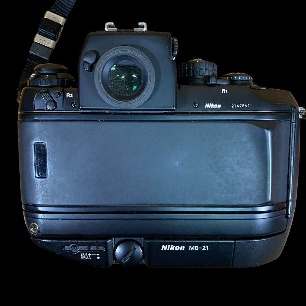 ★1円〜 Nikon F4一眼レフカメラ 本体 フィルム AF MICRO NIKKOR 60mm 1:2.8 接写レンズ付 _画像3