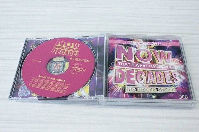 O88【即決・送料無料】 NOW DECADES デラックス・エディション 1983-2003 3枚組 CD _画像2