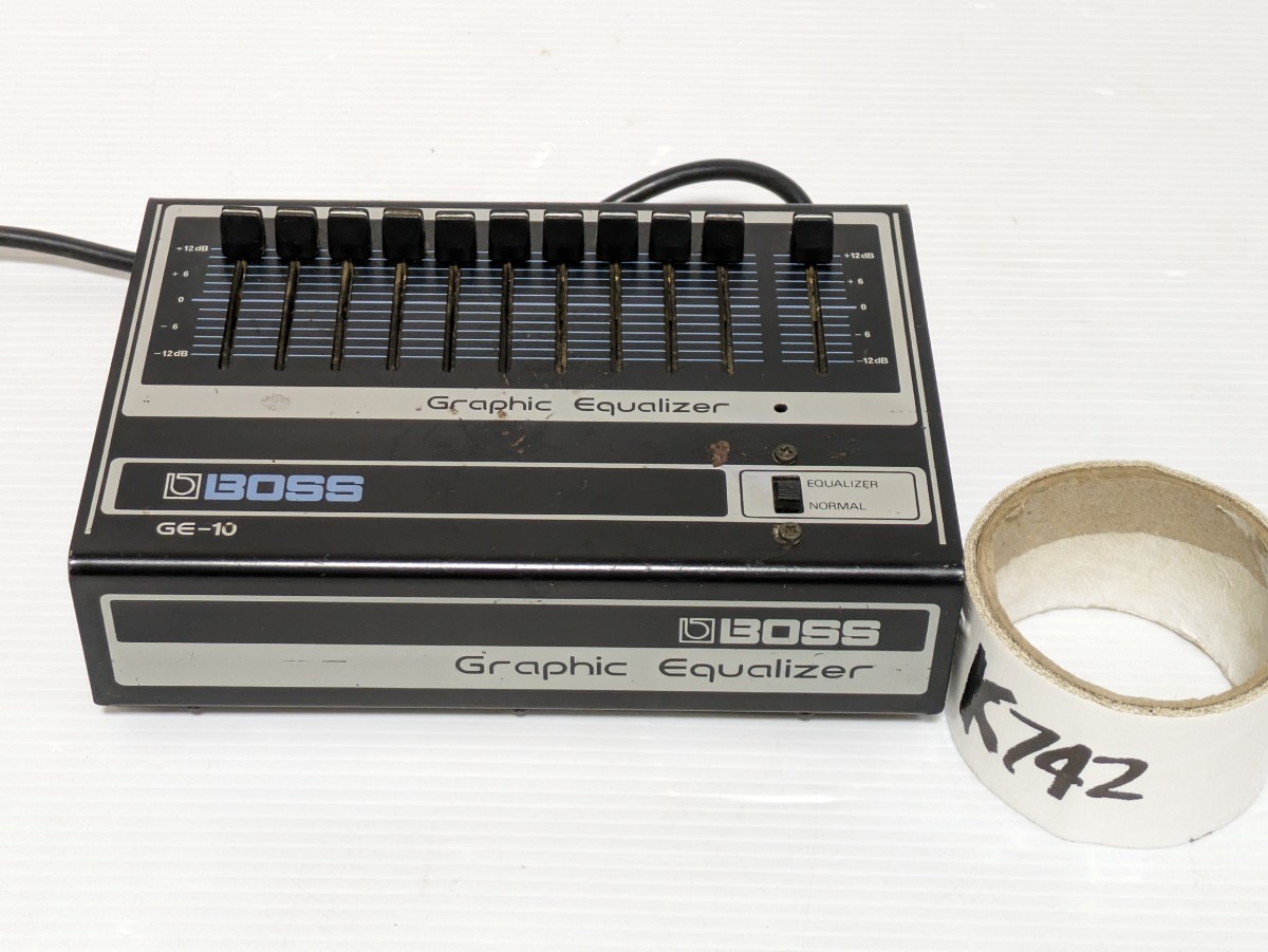 Roland BOSS グラフィックイコライザー　Graphic Equalizer GE−10 動作確認済み　日本製品_画像1