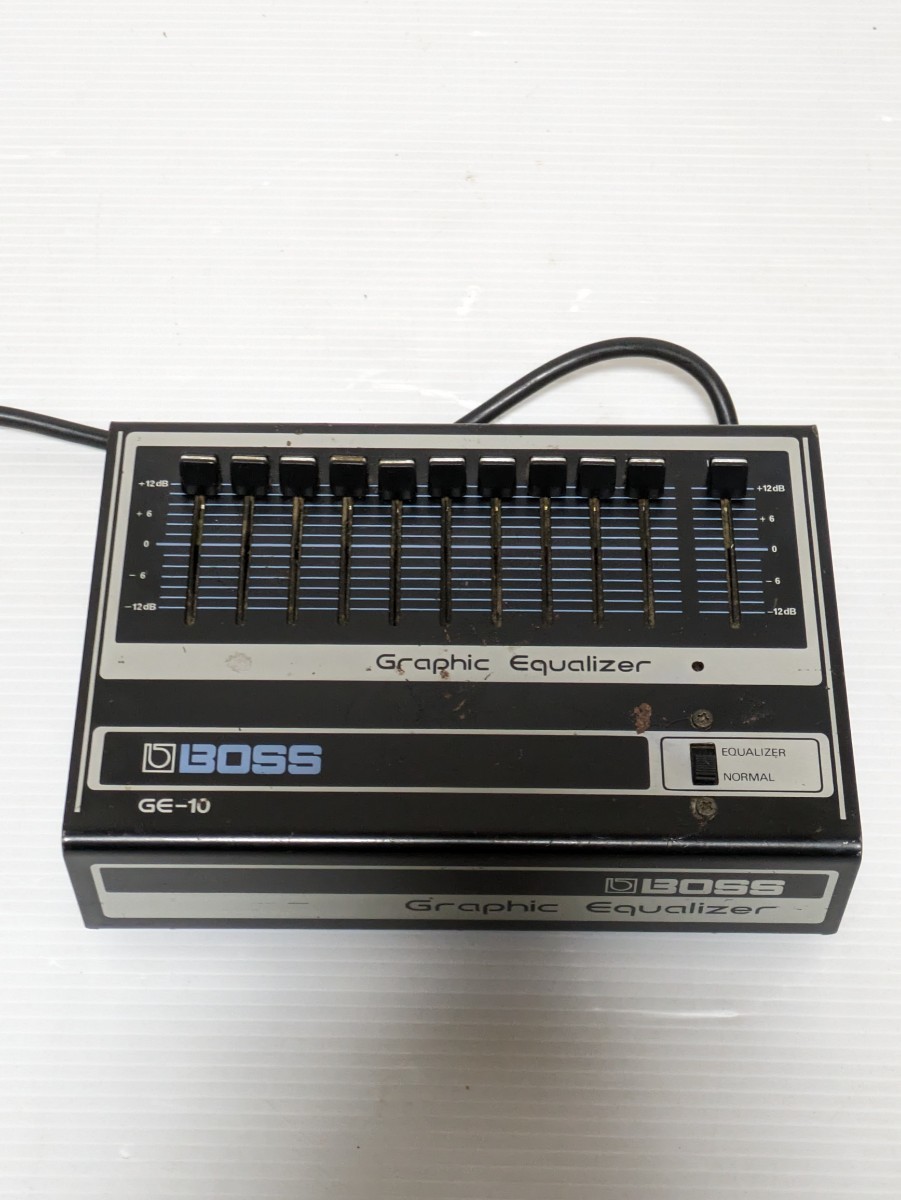 Roland BOSS グラフィックイコライザー　Graphic Equalizer GE−10 動作確認済み　日本製品_画像3