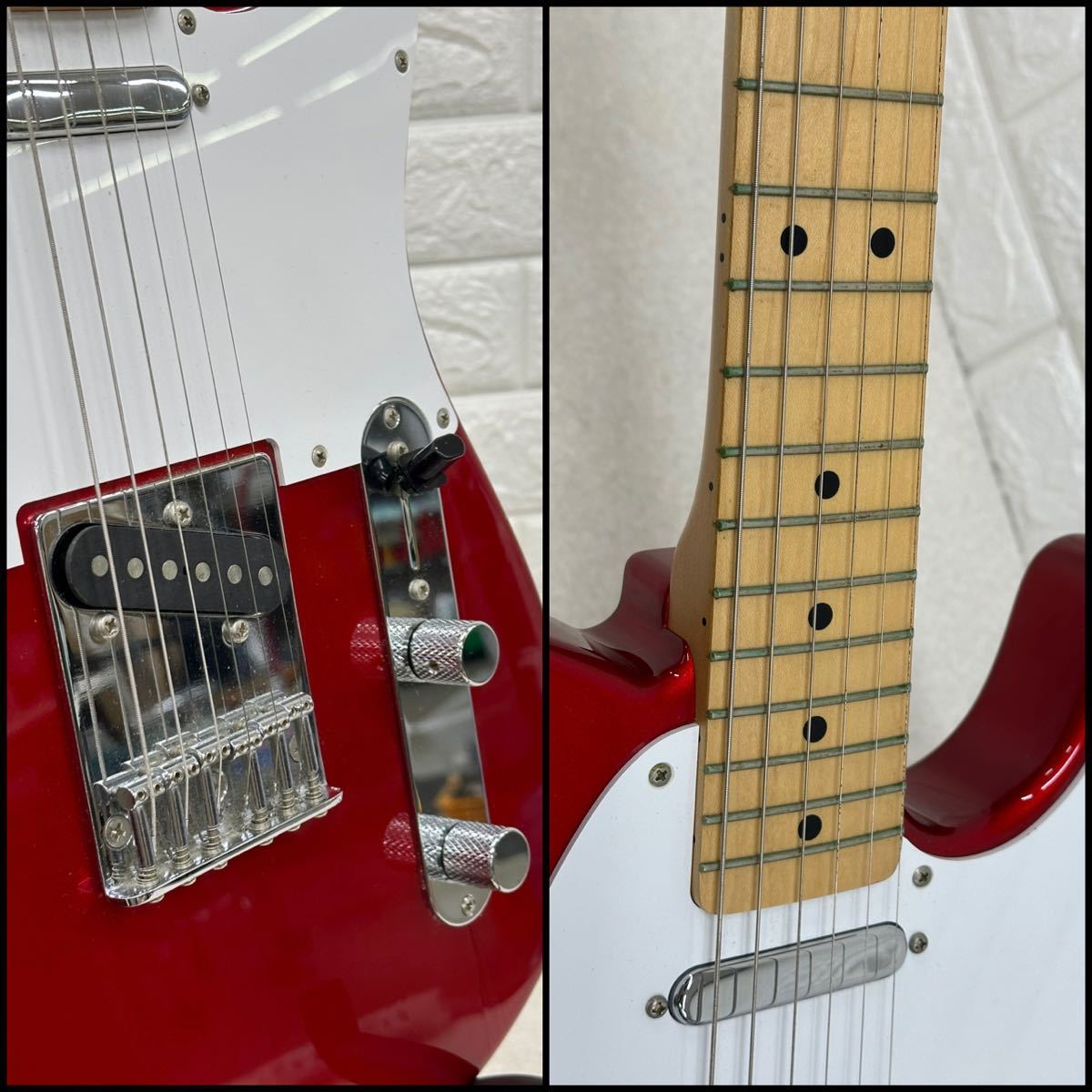 A570(170) Fender Japan TL-STD フェンダージャパン テレキャスター エレキギター　中古 ソフトケース付き　中古【ジャンク】_画像7