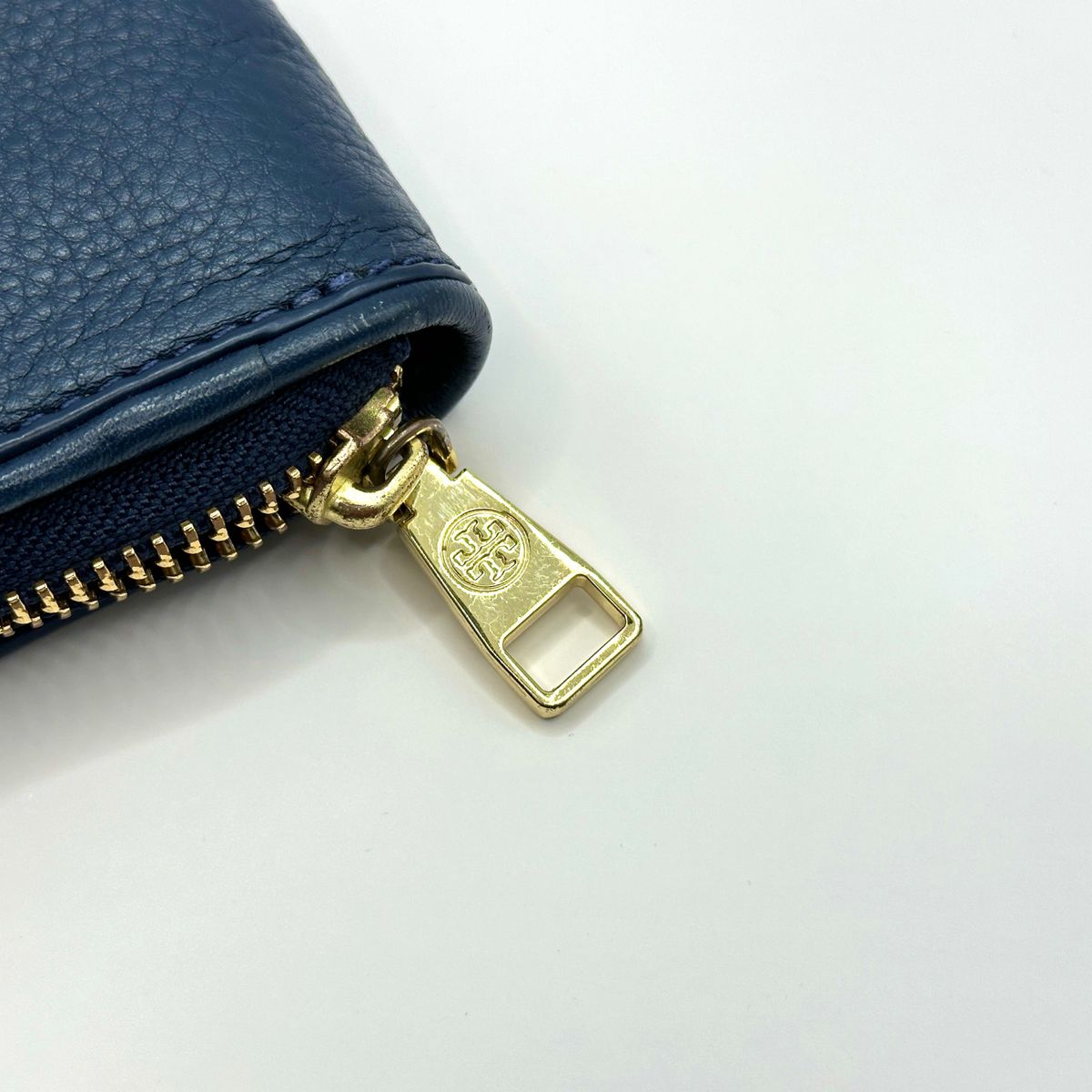 TORY BURCH トリーバーチ ラウンドファスナー 長財布 ネイビー