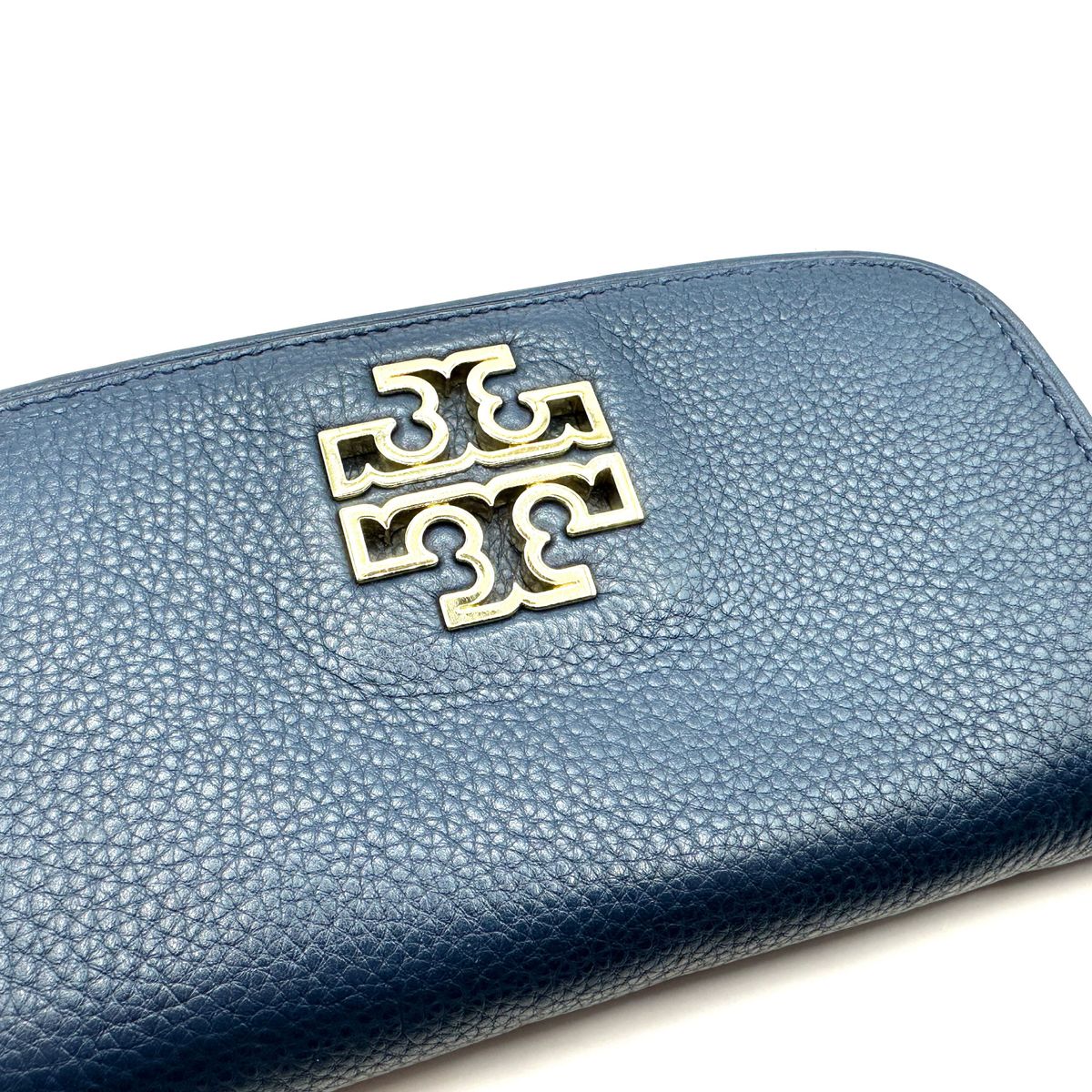 TORY BURCH トリーバーチ ラウンドファスナー 長財布 ネイビー