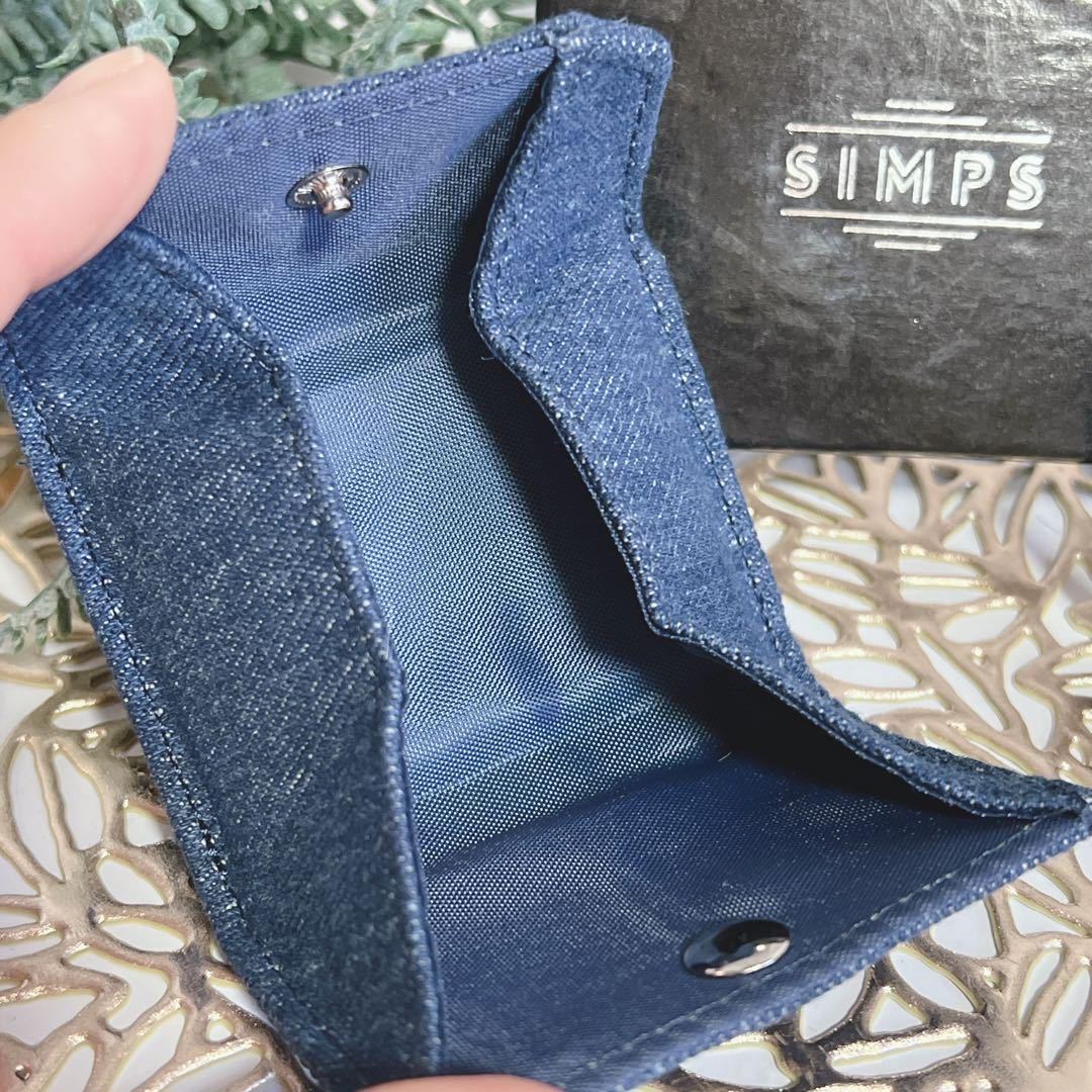 財布 極小財布 手のひらサイズ コインケース ミニ財布 インディゴ 本革 ギフト メンズ レディース_画像8